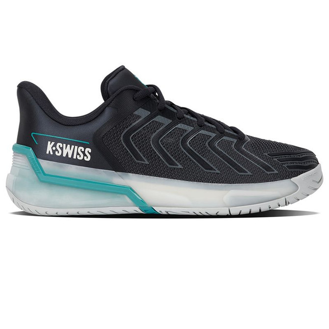 K Swiss Ultrashot 4 Mens Tennis Shoe - Carbon/Blanc DeBlanc/Baltic