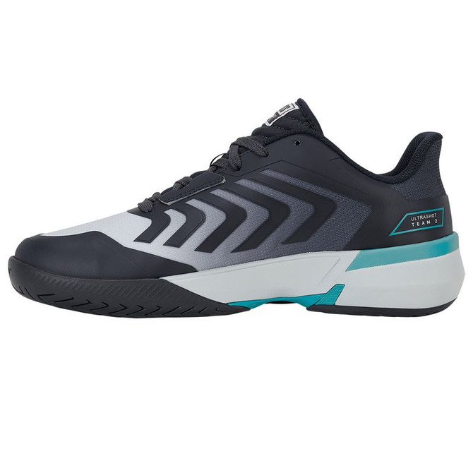 K Swiss Ultrashot Team 2 Mens Tennis Shoe - Carbon/Glacier Grey/Baltic