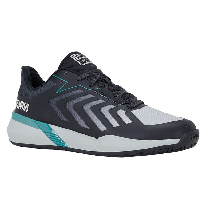 K Swiss Ultrashot Team 2 Mens Tennis Shoe - Carbon/Glacier Grey/Baltic