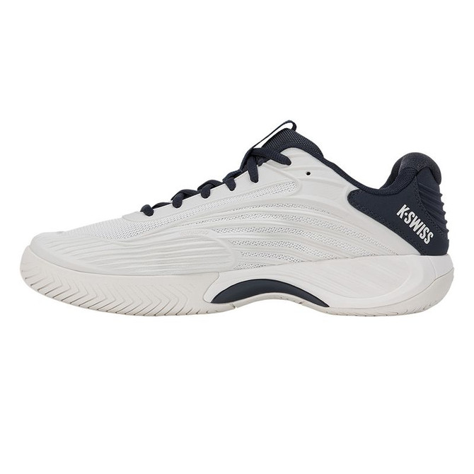 K Swiss Hypercourt Express 3 Mens Tennis Shoe - Blanc de Blanc/Carbon/Baltic