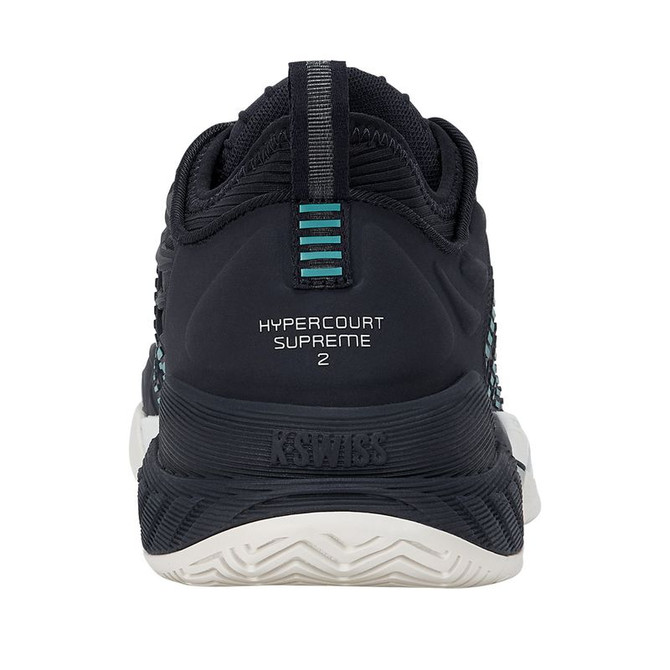 K Swiss Hypercourt Supreme 2 Mens Tennis Shoe - Carbon/Blanc deBlanc/Baltic