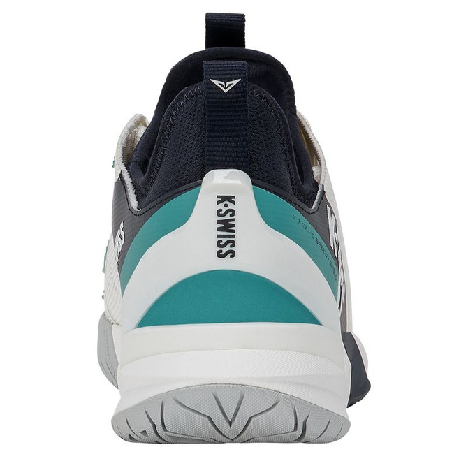 K Swiss K Frame Speed Rublo Mens Tennis Shoe - Blanc DeBlanc/Carbon/Baltic