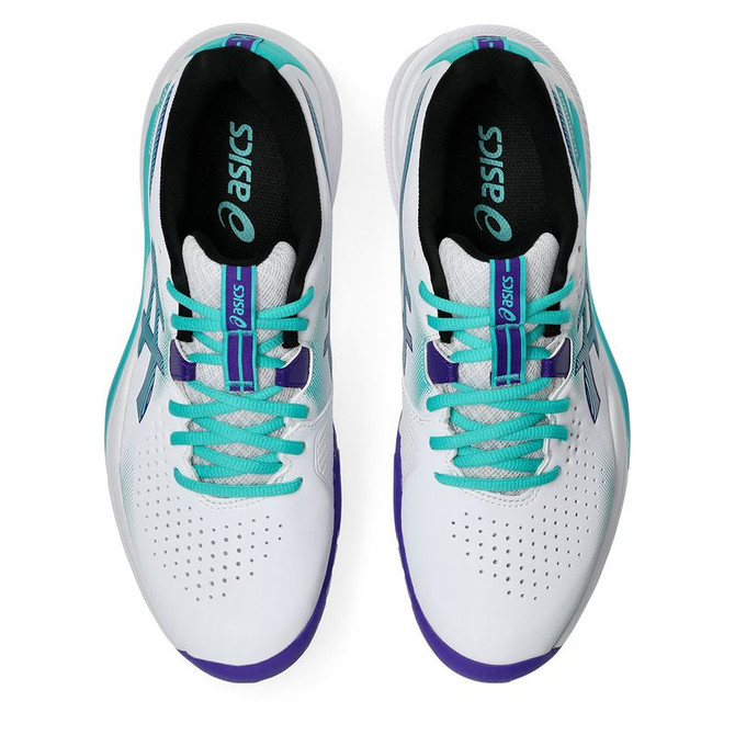 Asics Gel Challenger 15 Mens Tennis Shoe - White/Sea Glass