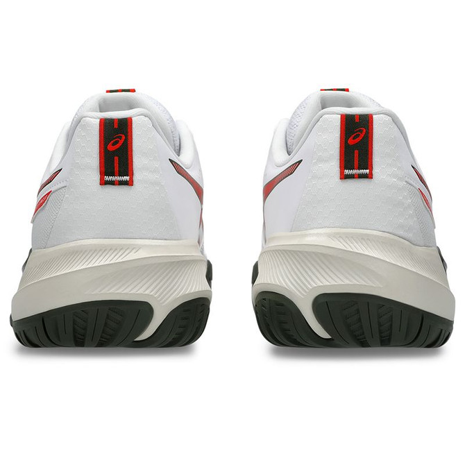 Asics Gel Challenger 15 Mens Tennis Shoe - White/Cherry Tomato