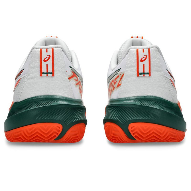Asics Gel Challenger 15 Mens Padel Shoe - White/Energy Orange