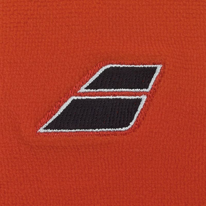Babolat Logo Jumbo Wristband - Cherry Tomato/Black