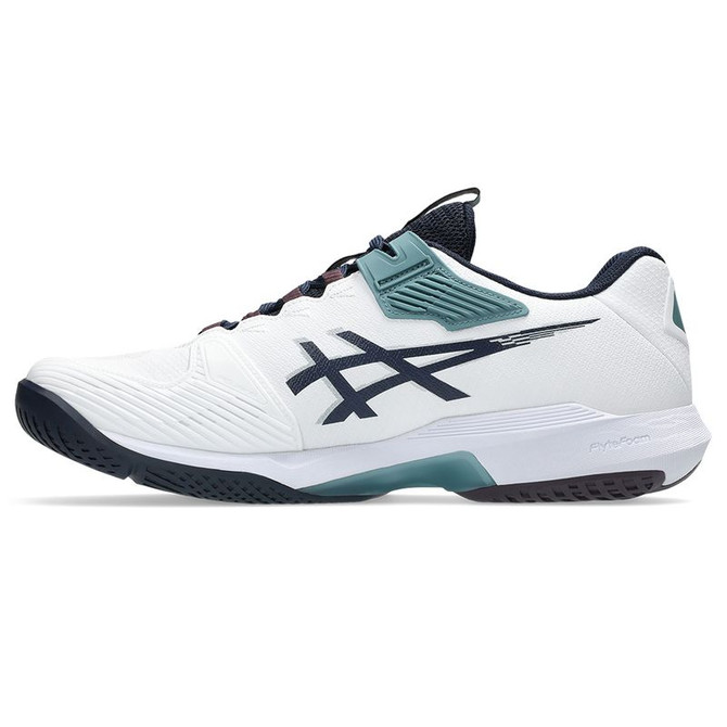 Asics Solution Speed FF 4 Mens Tennis Shoe - White/Midnight