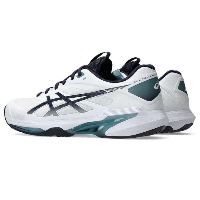 Asics Solution Speed FF 4 Mens Tennis Shoe - White/Midnight