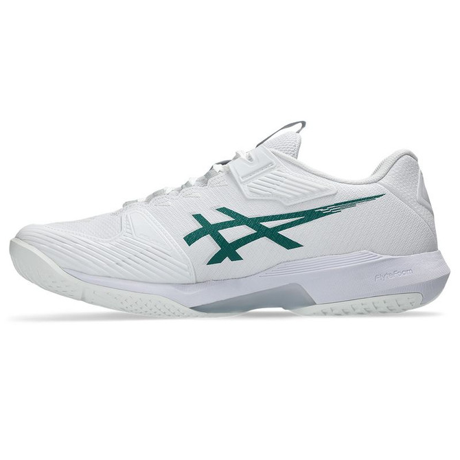 Asics Solution Speed FF 4 LTD Mens Tennis Shoe - White/Pitch Green