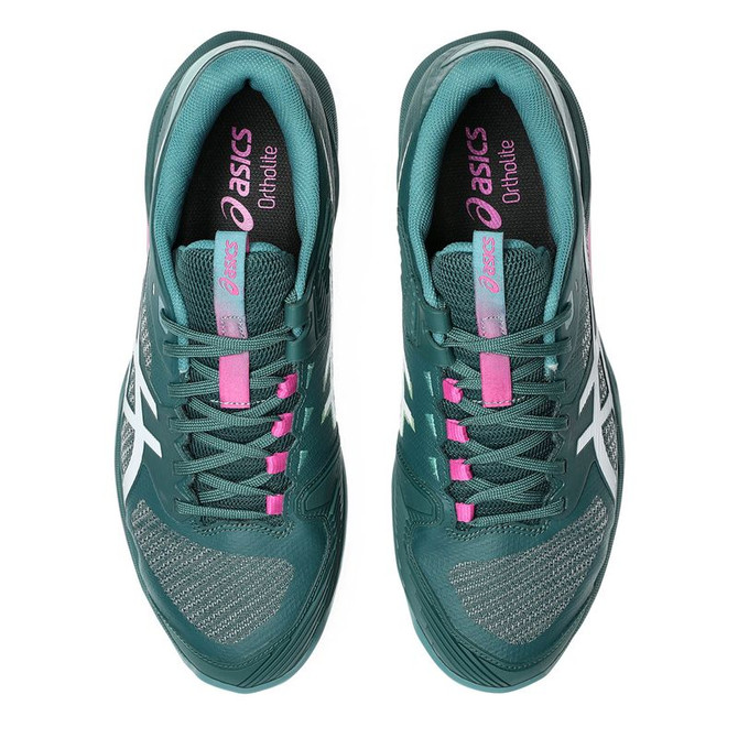 Asics Solution Speed FF 4 Mens Tennis Shoe - Dark Neptune/White