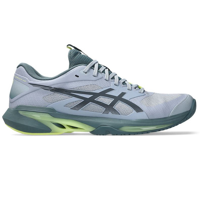 Asics Solution Speed FF 4 Mens Tennis Shoe - Grey Blue/Ironclad