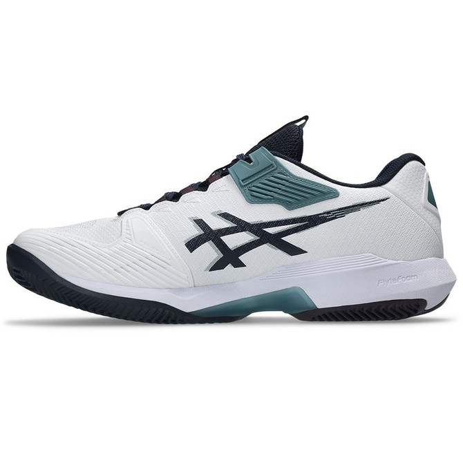 Asics Solution Speed FF 4 Mens Clay Tennis Shoe - White/Midnight