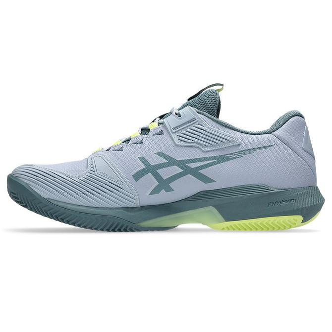 Asics Solution Speed FF 4 Mens Clay Tennis Shoe - Grey Blue/Ironclad