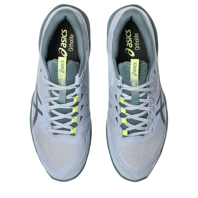 Asics Solution Speed FF 4 Mens Clay Tennis Shoe - Grey Blue/Ironclad