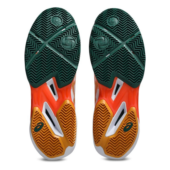 Asics Sonicsmash FF Mens Padel Shoe - White/Energy Orange