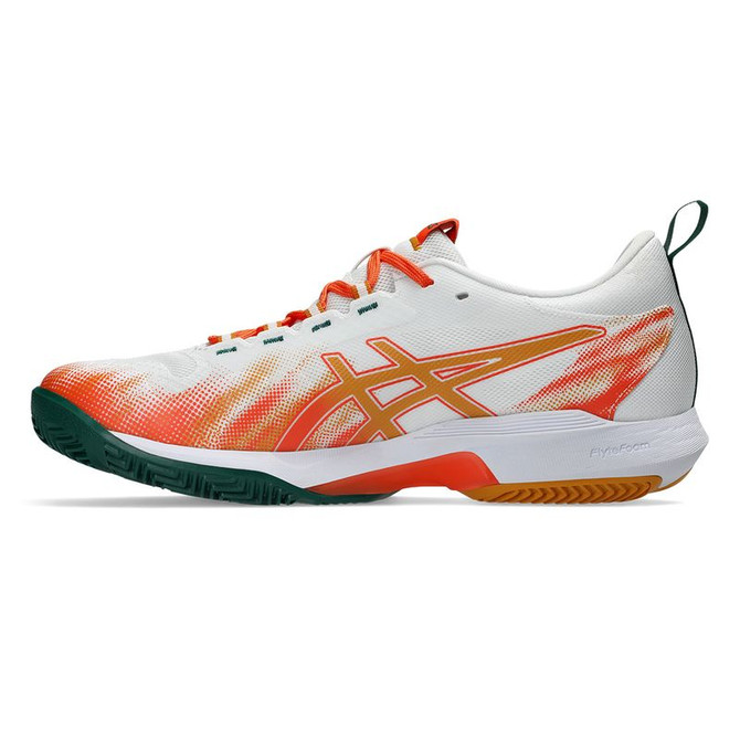 Asics Sonicsmash FF Mens Padel Shoe - White/Energy Orange