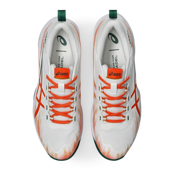 Asics Sonicsmash FF Mens Padel Shoe - White/Energy Orange