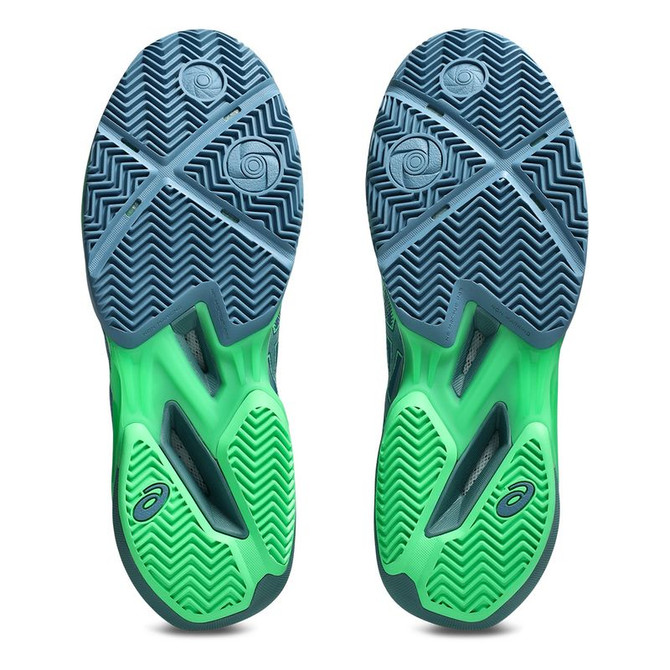 Asics SonicSmash FF Mens Padel Shoe - Saba Blue/Vital Green