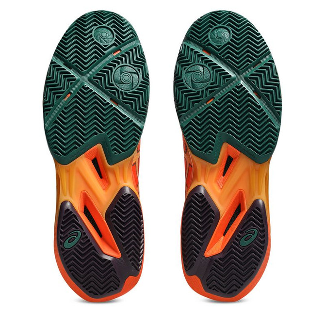 Asics Sonicsmash FF Mens Padel Shoe - Orange/Dark Aubergine