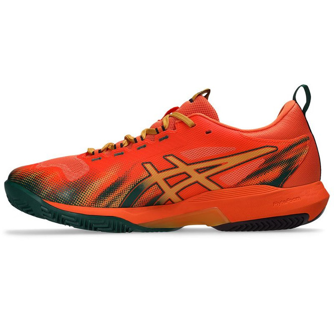 Asics Sonicsmash FF Mens Padel Shoe - Orange/Dark Aubergine