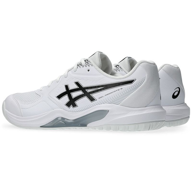 Asics Gel Dedicate 9 Mens Tennis Shoe - White/Black