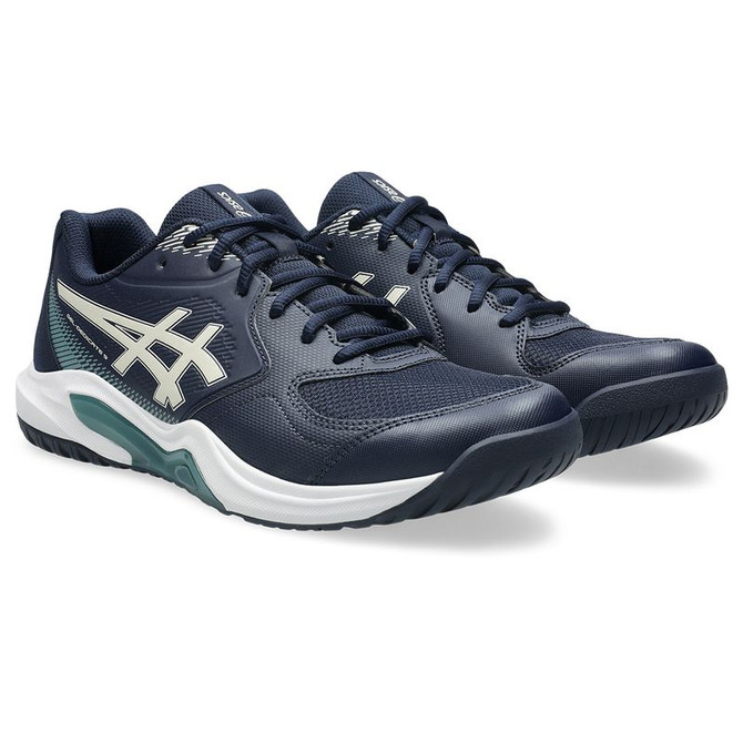 Asics Gel Dedicate 9 Mens Tennis Shoe - Midnight/Oatmeal