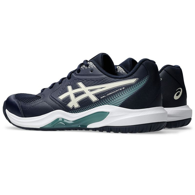 Asics Gel Dedicate 9 Mens Tennis Shoe - Midnight/Oatmeal