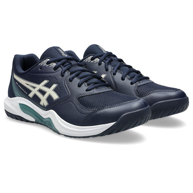 Asics Gel Dedicate 9 Mens Wide (2E) Tennis Shoe - Midnight/Oatmeal