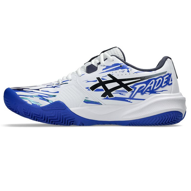 Asics Gel Challenger 15 Mens Padel Shoe - White/Indigo Fog