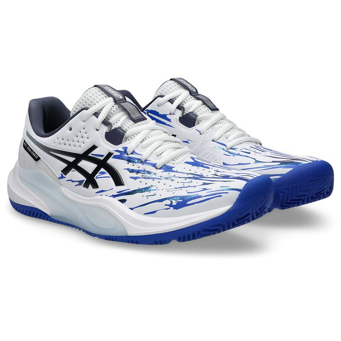 Asics Gel Challenger 15 Mens Padel Shoe - White/Indigo Fog