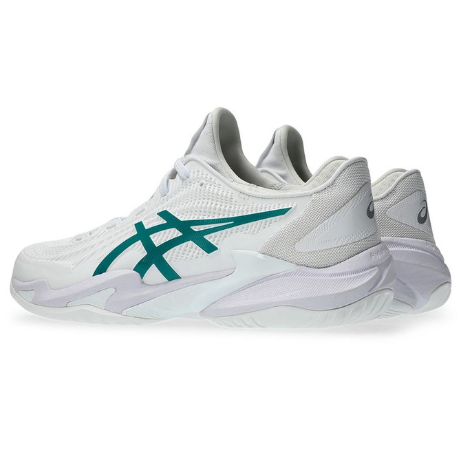 Asics Court FF 3 Mens Tennis Shoe - White/Pitch Green