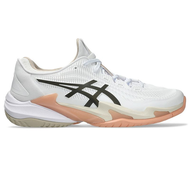 Asics Court FF 3 Womens Tennis Shoe - White/Black Coffee