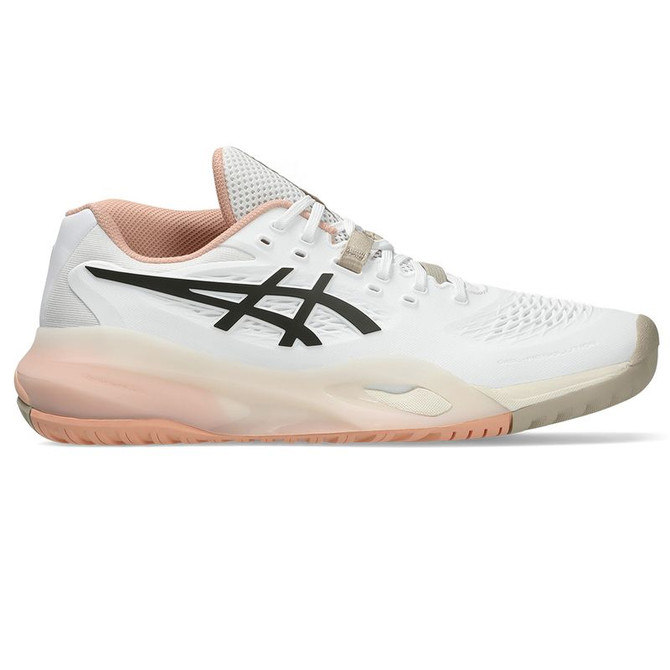 Asics Gel Resolution X Womens Wide (D) Tennis Shoe - White/Black Coffee