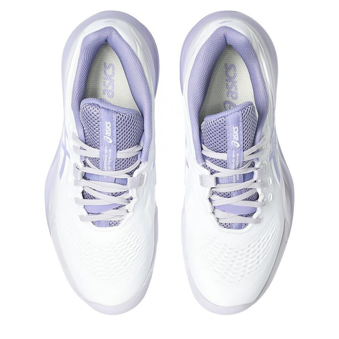 Asics Gel Resolution X Womens Tennis Shoe - White/Bluebell