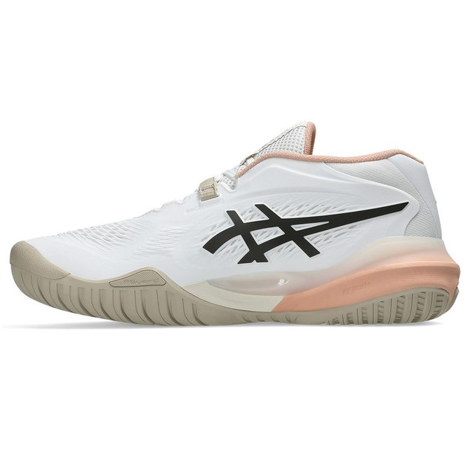 Asics Gel Resolution X Womens Tennis Shoe - White/Black Coffee
