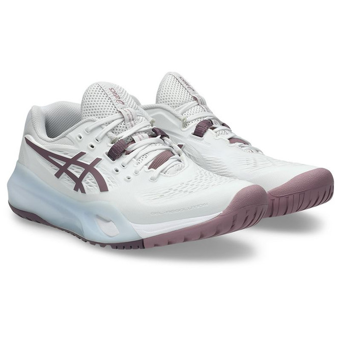 Asics Gel Resolution X LTD Womens Tennis Shoe - White/Dusty Mauve