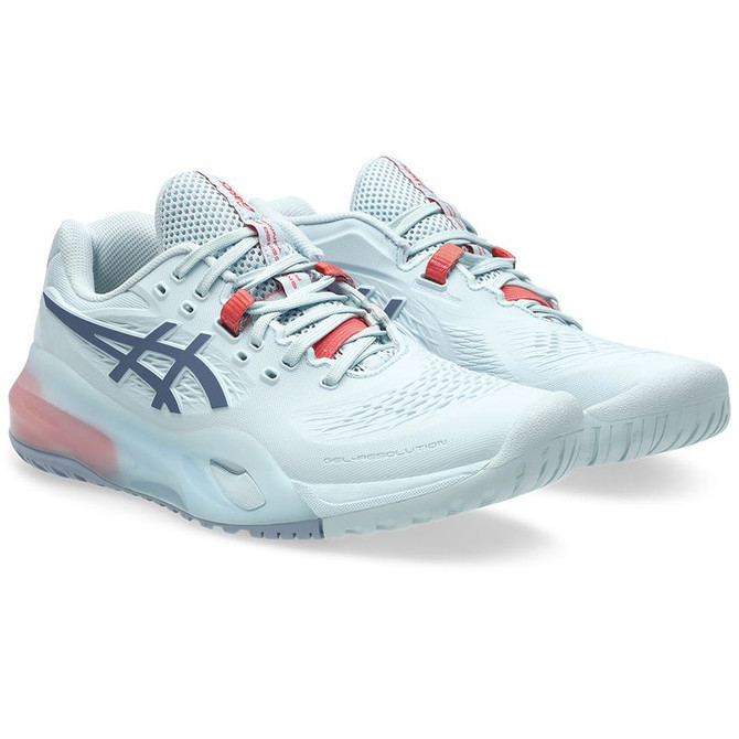 Asics Gel Resolution X Womens Tennis Shoe - Sky/Grey Blue