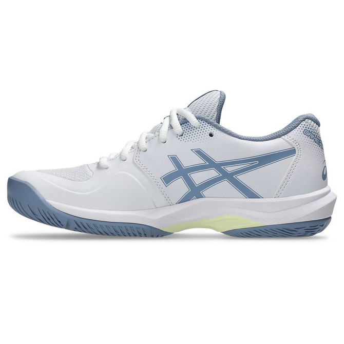 Asics Gel Game FF Womens Pickleball Shoe - White/Calm Indigo