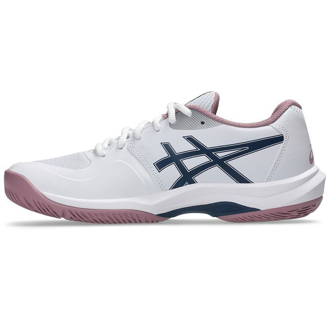 Asics Gel Game FF Womens Tennis Shoe - White/Independence Blue