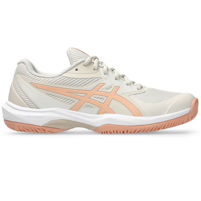 Asics Gel Game FF Womens Tennis Shoe - Soft Oat/Cantaloupe
