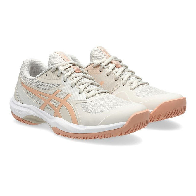 Asics Gel Game FF Womens Tennis Shoe - Soft Oat/Cantaloupe