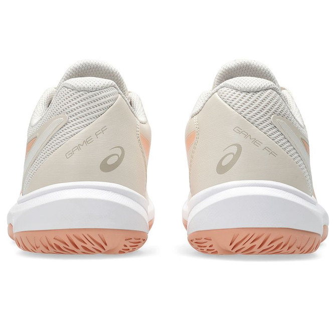 Asics Gel Game FF Womens Tennis Shoe - Soft Oat/Cantaloupe