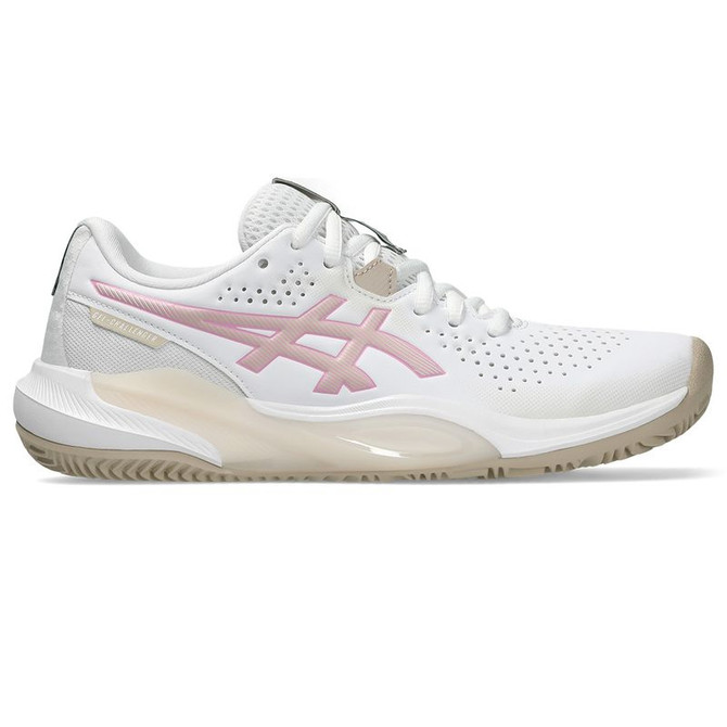 Asics Gel Challenger 15 Womens Padel Shoe - White/Bubblegum