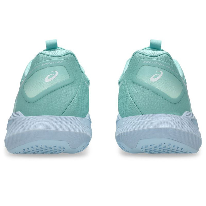 Asics Solution Speed FF 4 Womens Tennis Shoe - Oasis Green/Light Blue