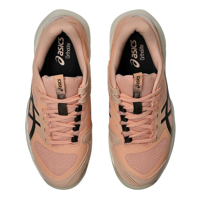 Asics Solution Speed FF 4 Womens Tennis Shoe - Cantaloupe/Black Coffee