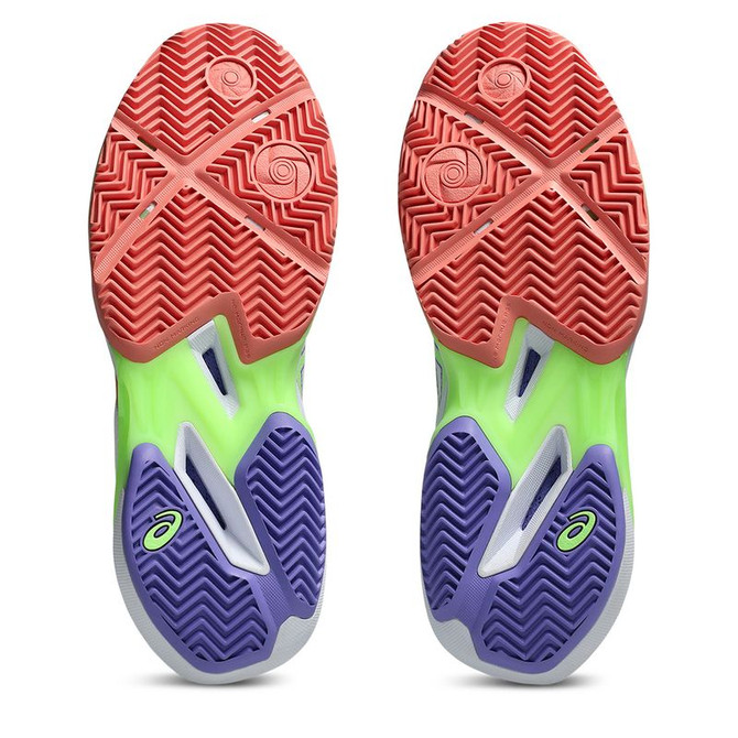Asics SonicSmash FF Womens Padel Shoe - White/Guava