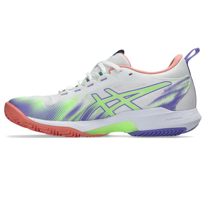 Asics SonicSmash FF Womens Padel Shoe - White/Guava