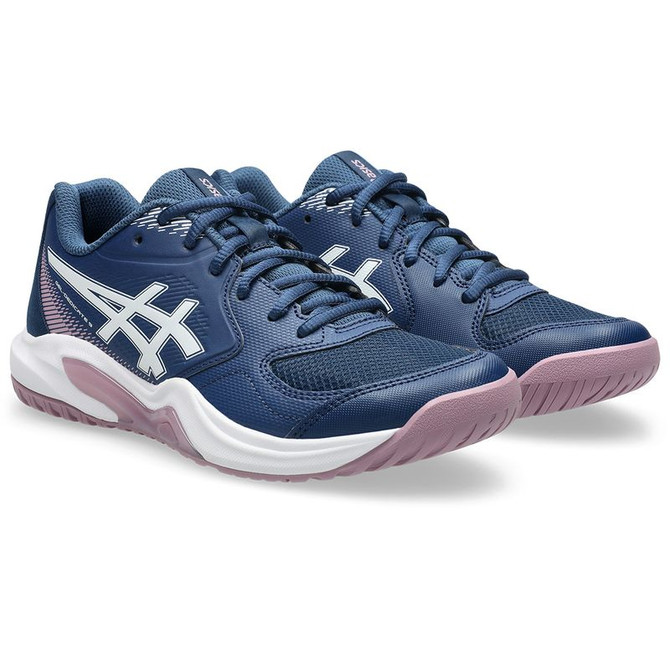 Asics Gel Dedicate 9 Womens Tennis Shoe - Independence Blue/White