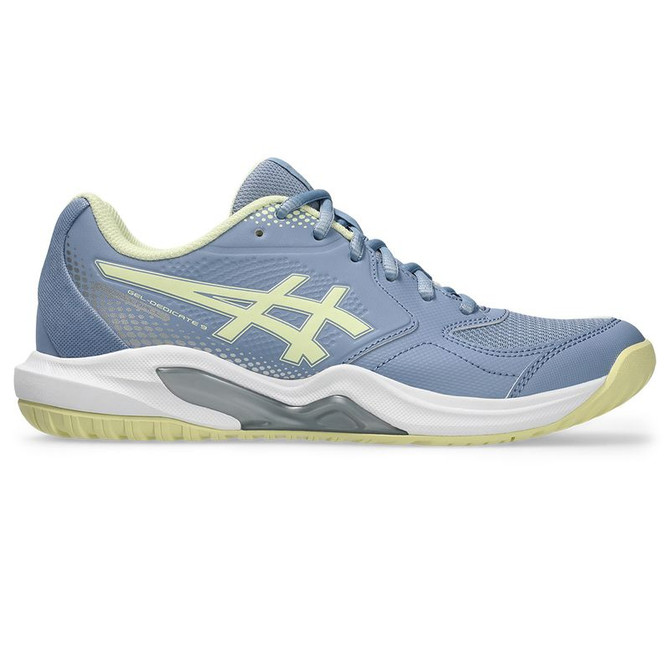 Asics Gel Dedicate 9 Womens Pickleball Shoe - Calm Indigo/Soft Yellow