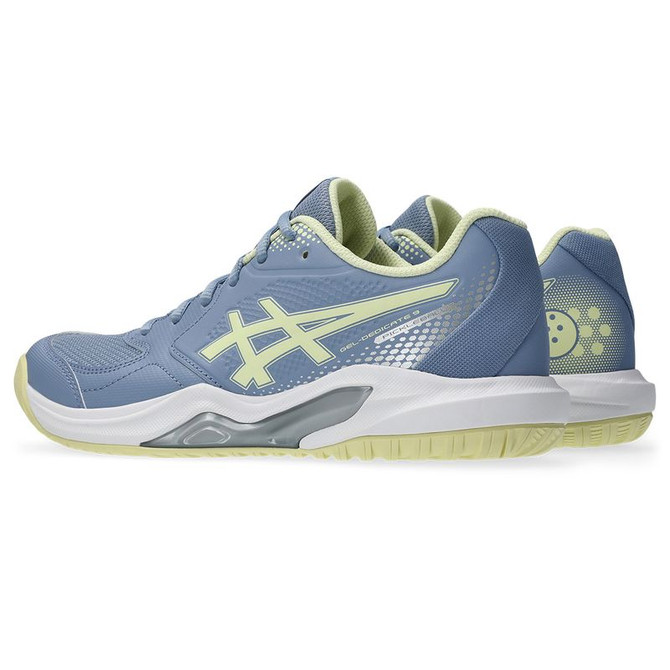 Asics Gel Dedicate 9 Womens Pickleball Shoe - Calm Indigo/Soft Yellow